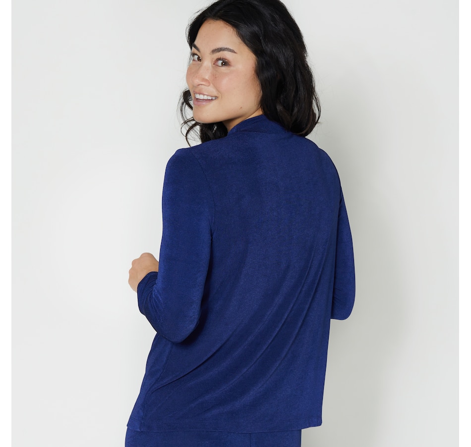 Image 260369_ALTMORE4.jpg, Product 260-369 / Price $34.33, Kim & Co. Poly Slinky Long Sleeve Mockneck Top from Kim & Co. on TSC.ca's Fashion department