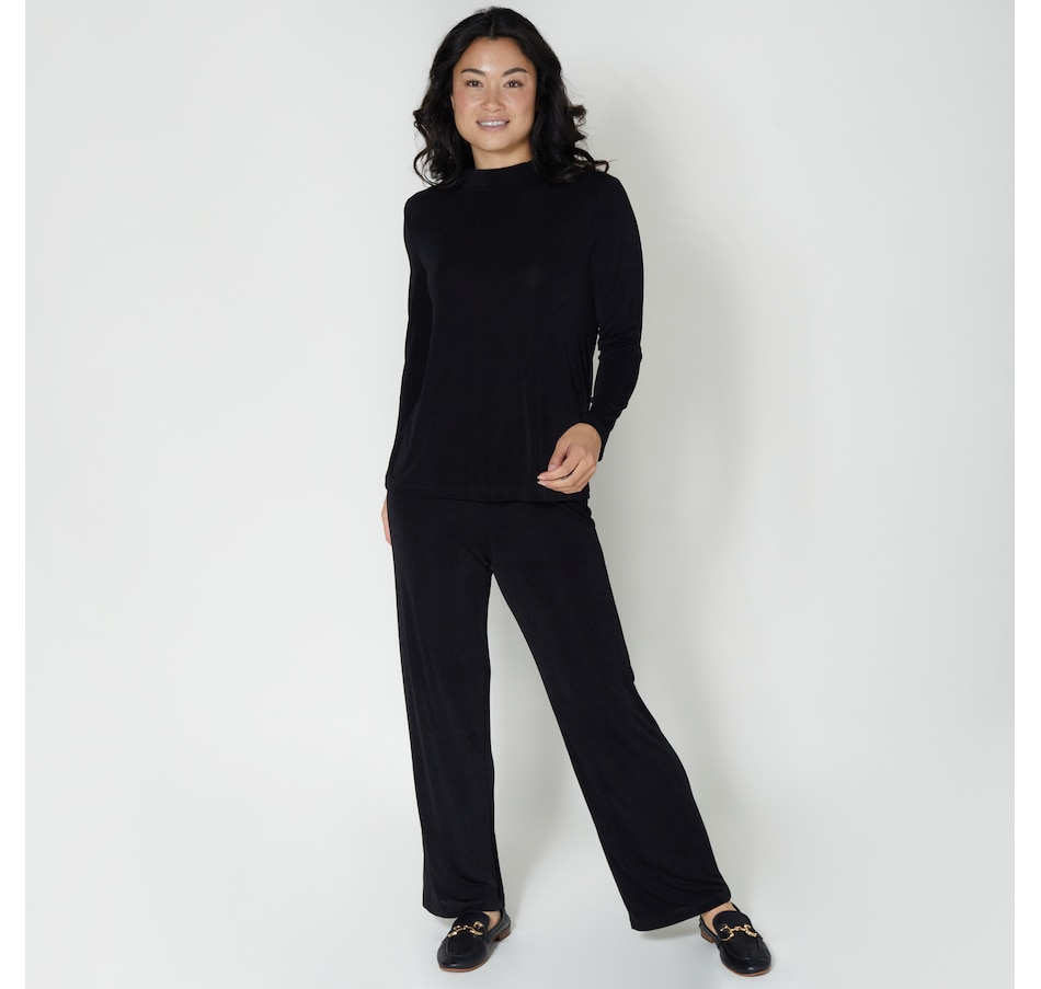 Image 260369_ALTMORE5.jpg, Product 260-369 / Price $34.33, Kim & Co. Poly Slinky Long Sleeve Mockneck Top from Kim & Co. on TSC.ca's Fashion department