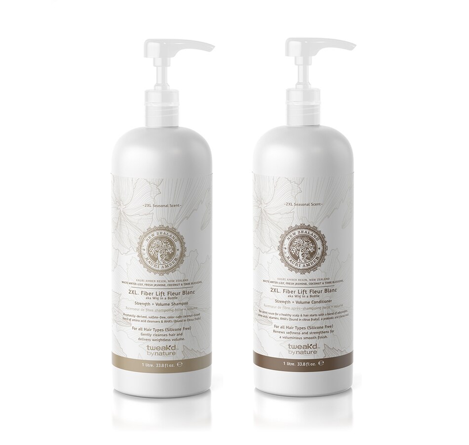 Image 260375.jpg, Product 260-375 / Price $120.00, 90-Day Auto-Delivery Tweak'D by Nature Supersize 2XL Shampoo & Conditioner (Fleur Blanc) from Tweak'd by Nature on TSC.ca's Beauty department
