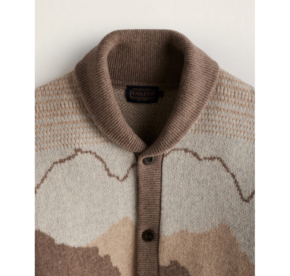 Image 260635_ALTMORE3.jpg, Product 260-635 / Price $539.99, Pendleton Men's Shawl Collar Button Front Cardigan from Pendleton on TSC.ca's Fashion department