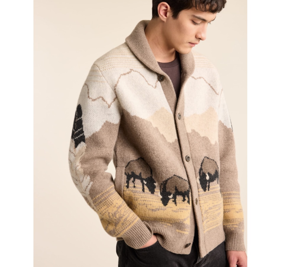 Image 260635_TN.jpg, Product 260-635 / Price $539.99, Pendleton Men's Shawl Collar Button Front Cardigan from Pendleton on TSC.ca's Fashion department