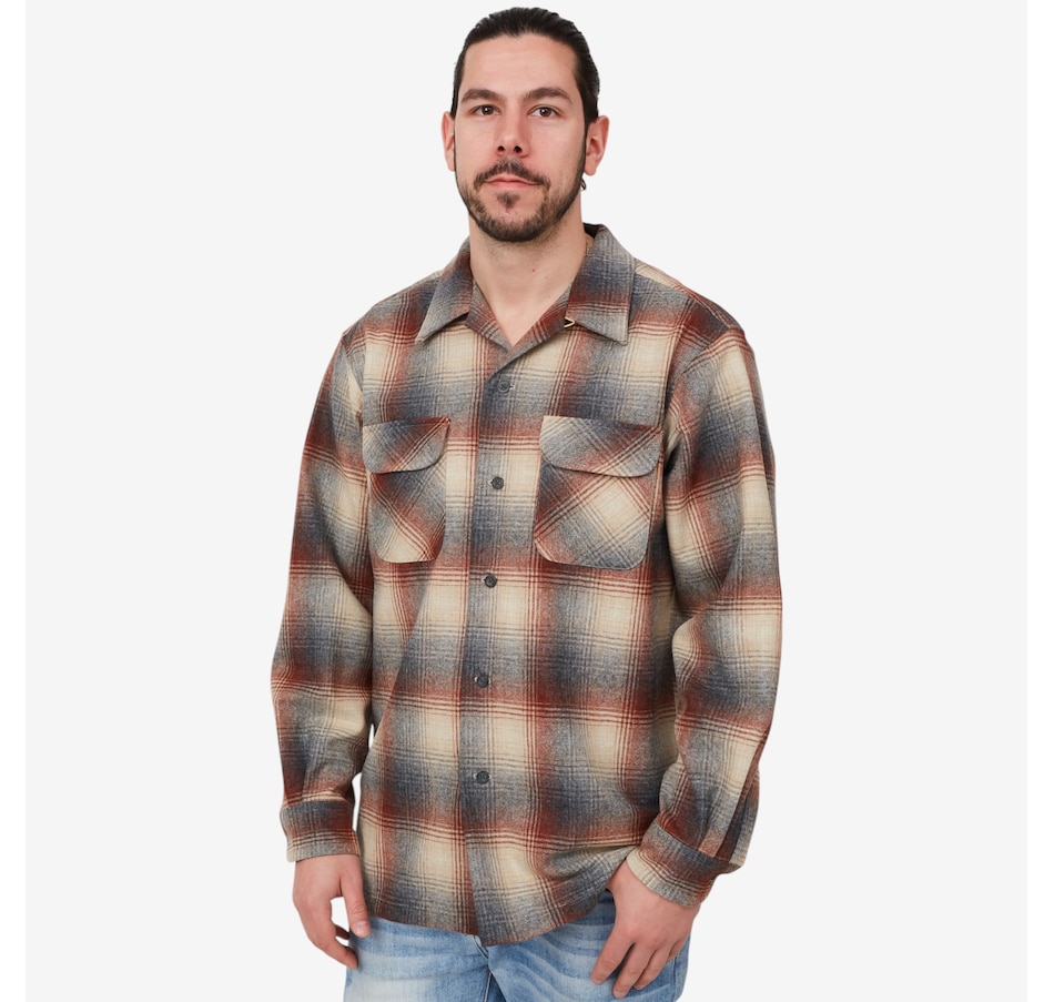 Image 260636_RGY.jpg, Product 260-636 / Price $249.88, Pendleton Men's Original Wool Board Shirt from Pendleton on TSC.ca's Fashion department