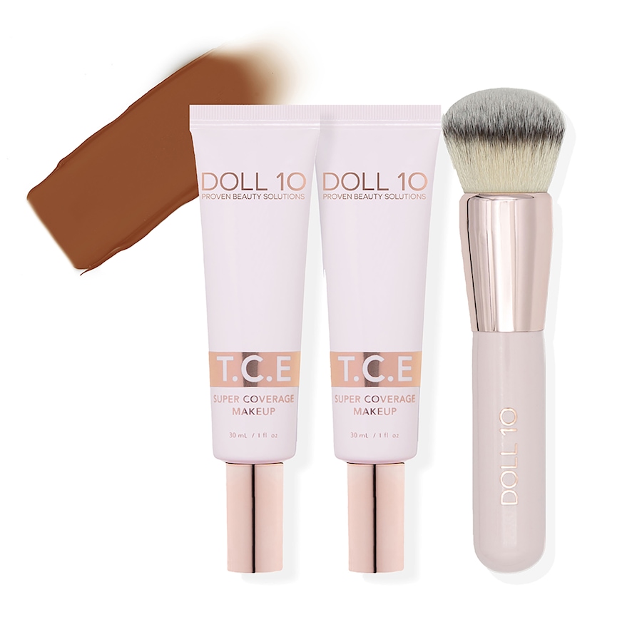 Image 260804_DEE.jpg, Product 260-804 / Price $130.00, Doll 10 TCE Foundation Duo With Brush from Doll 10 on TSC.ca's Beauty department