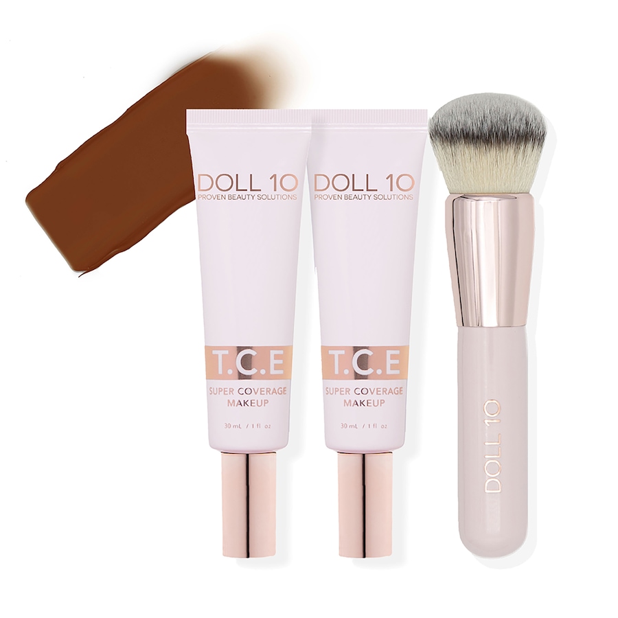 Image 260804_DPRCH.jpg, Product 260-804 / Price $130.00, Doll 10 TCE Foundation Duo With Brush from Doll 10 on TSC.ca's Beauty department