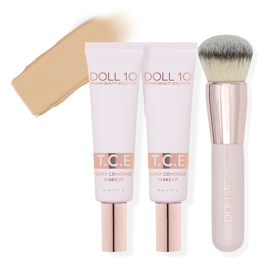 Image 260804_M.jpg, Product 260-804 / Price $130.00, Doll 10 TCE Foundation Duo With Brush from Doll 10 on TSC.ca's Beauty department