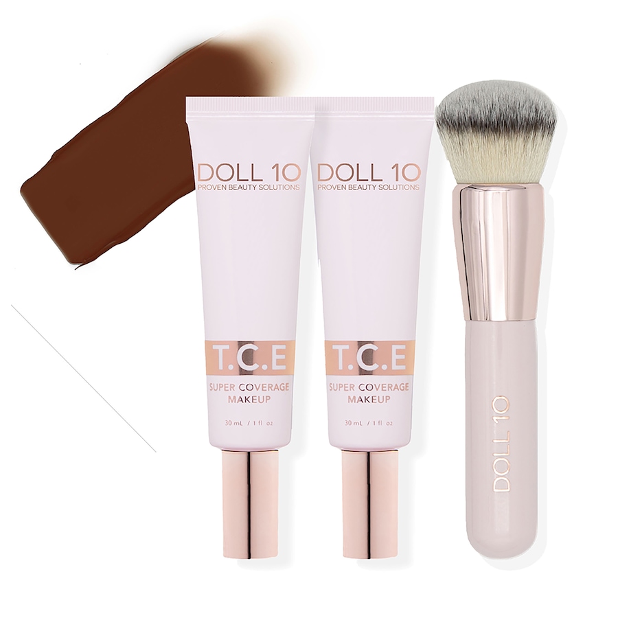 Image 260804_RCC.jpg, Product 260-804 / Price $130.00, Doll 10 TCE Foundation Duo With Brush from Doll 10 on TSC.ca's Beauty department