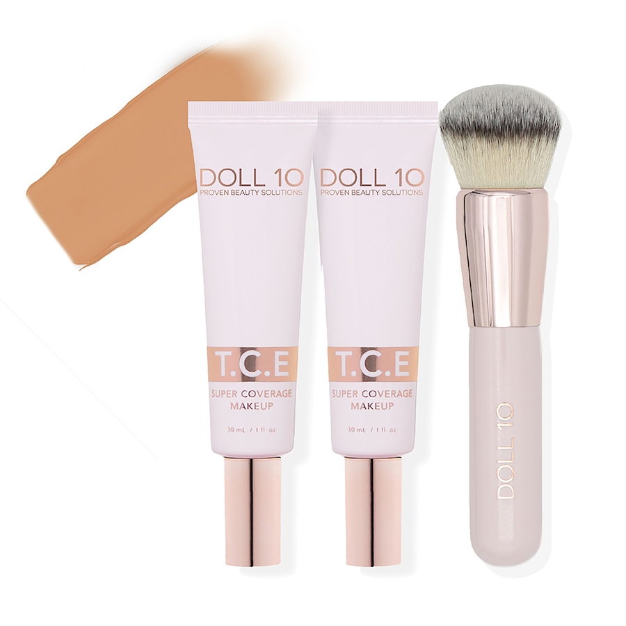 Image 260804_TN.jpg, Product 260-804 / Price $130.00, Doll 10 TCE Foundation Duo With Brush from Doll 10 on TSC.ca's Beauty department
