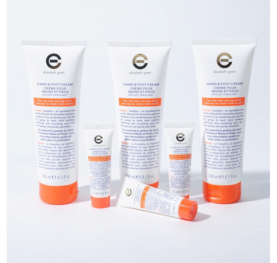 Image 260910.jpg, Product 260-910 / Price $60.00, Elizabeth Grant Hand and Foot Cream 6-Piece from Elizabeth Grant on TSC.ca's Beauty department