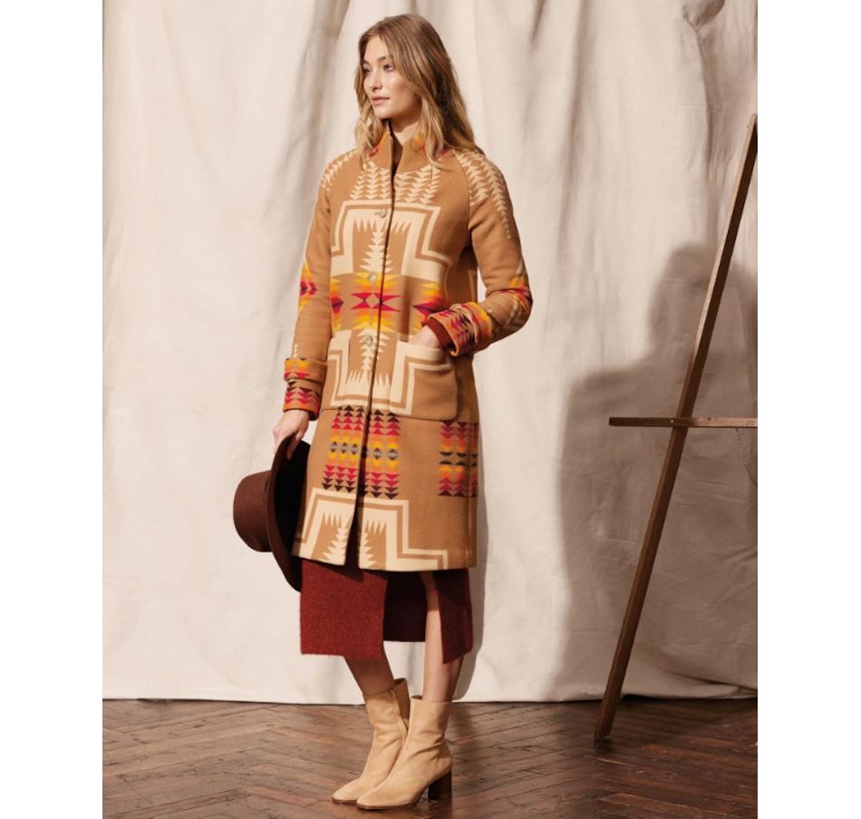 Image 261451_ALTMORE9.jpg, Product 261-451 / Price $859.88, Pendleton 1930's Wool Archive Cocoon Coat from Pendleton on TSC.ca's Fashion department