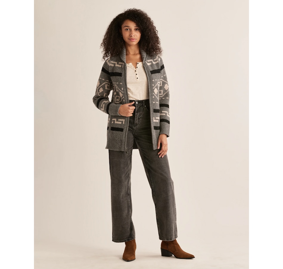 Image 261452_ALTMORE1.jpg, Product 261-452 / Price $269.88, Pendleton Westerly Long Cardigan with Two-Way Zip from Pendleton on TSC.ca's Fashion department