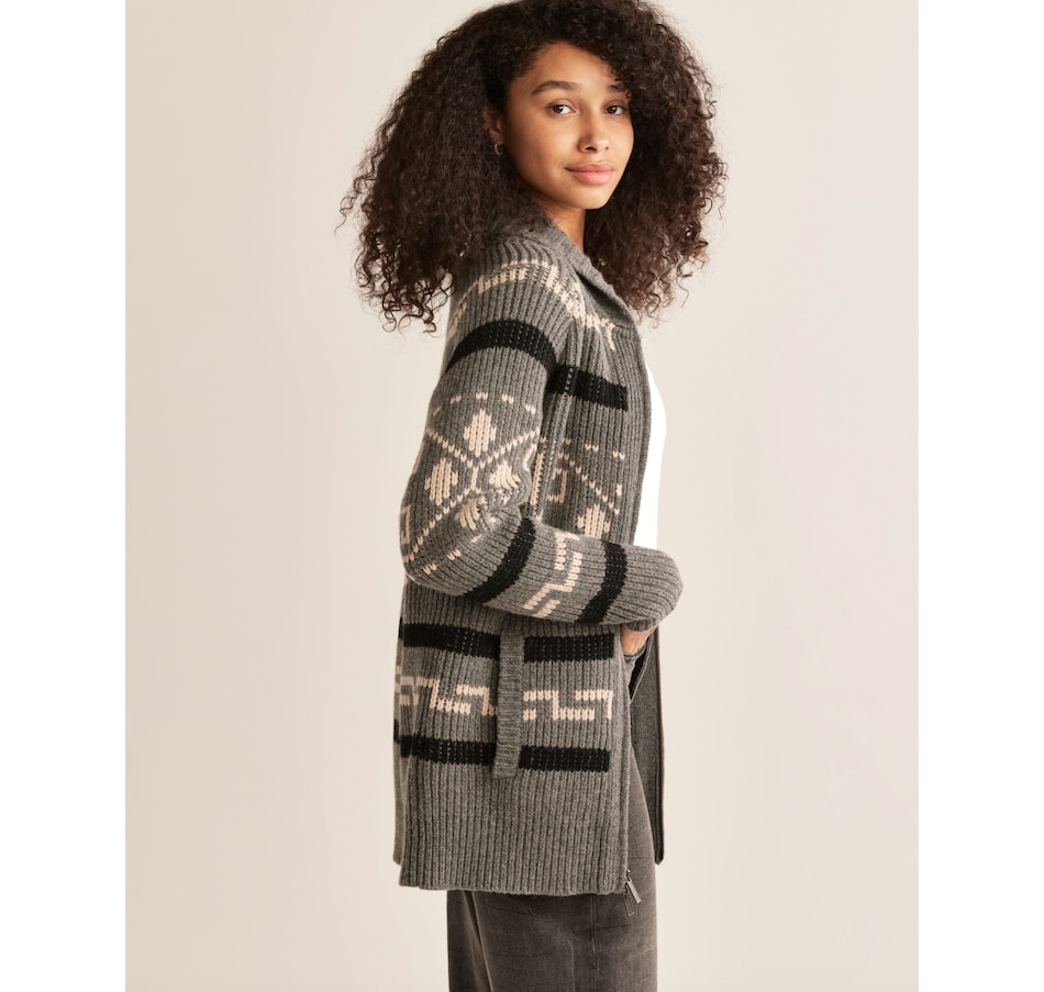 Image 261452_ALTMORE2.jpg, Product 261-452 / Price $269.88, Pendleton Westerly Long Cardigan with Two-Way Zip from Pendleton on TSC.ca's Fashion department