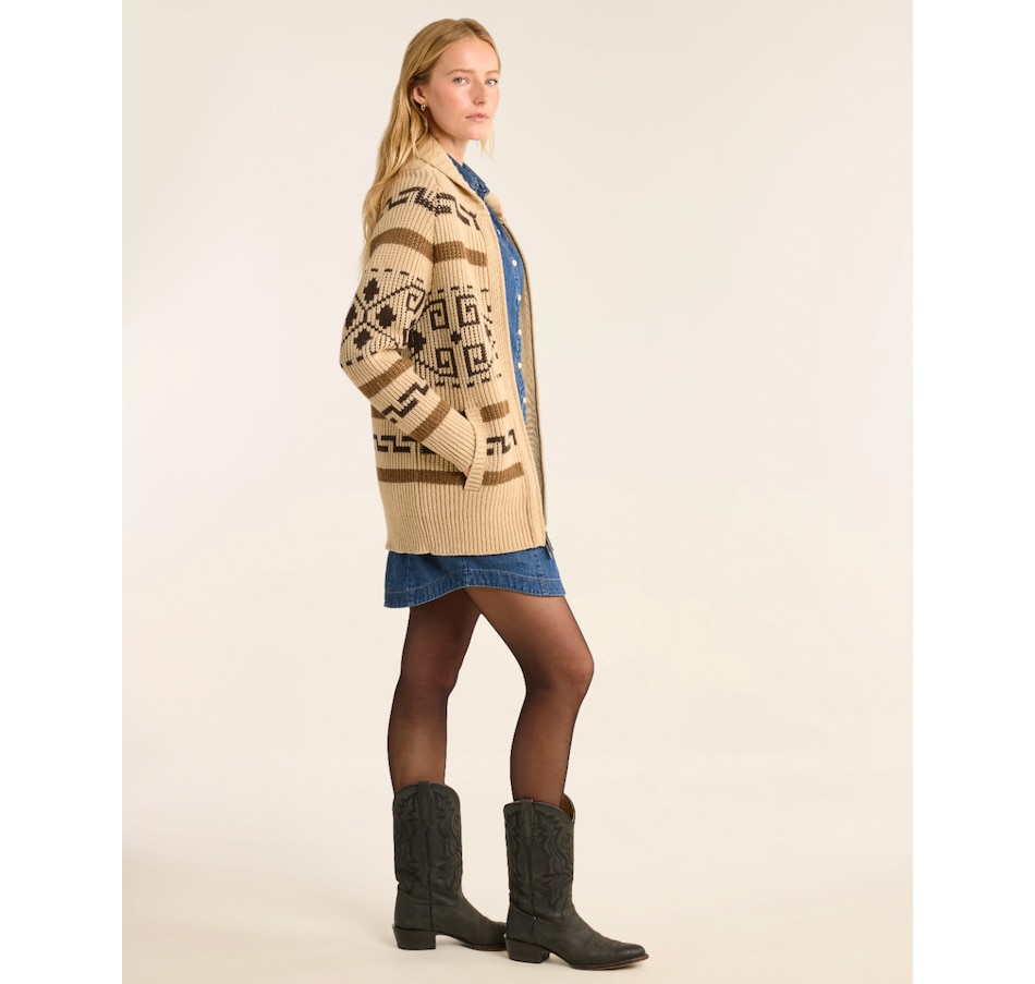 Image 261452_ALTMORE3.jpg, Product 261-452 / Price $269.88, Pendleton Westerly Long Cardigan with Two-Way Zip from Pendleton on TSC.ca's Fashion department