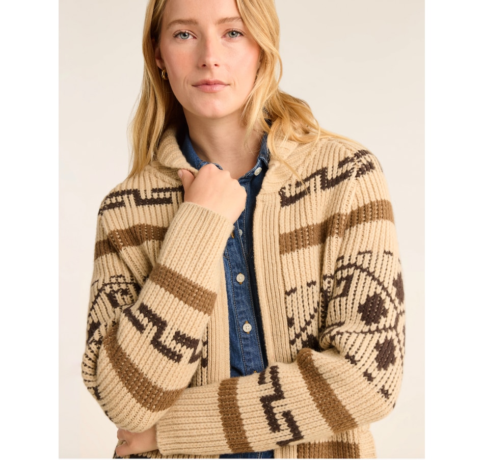 Image 261452_ALTMORE4.jpg, Product 261-452 / Price $269.88, Pendleton Westerly Long Cardigan with Two-Way Zip from Pendleton on TSC.ca's Fashion department