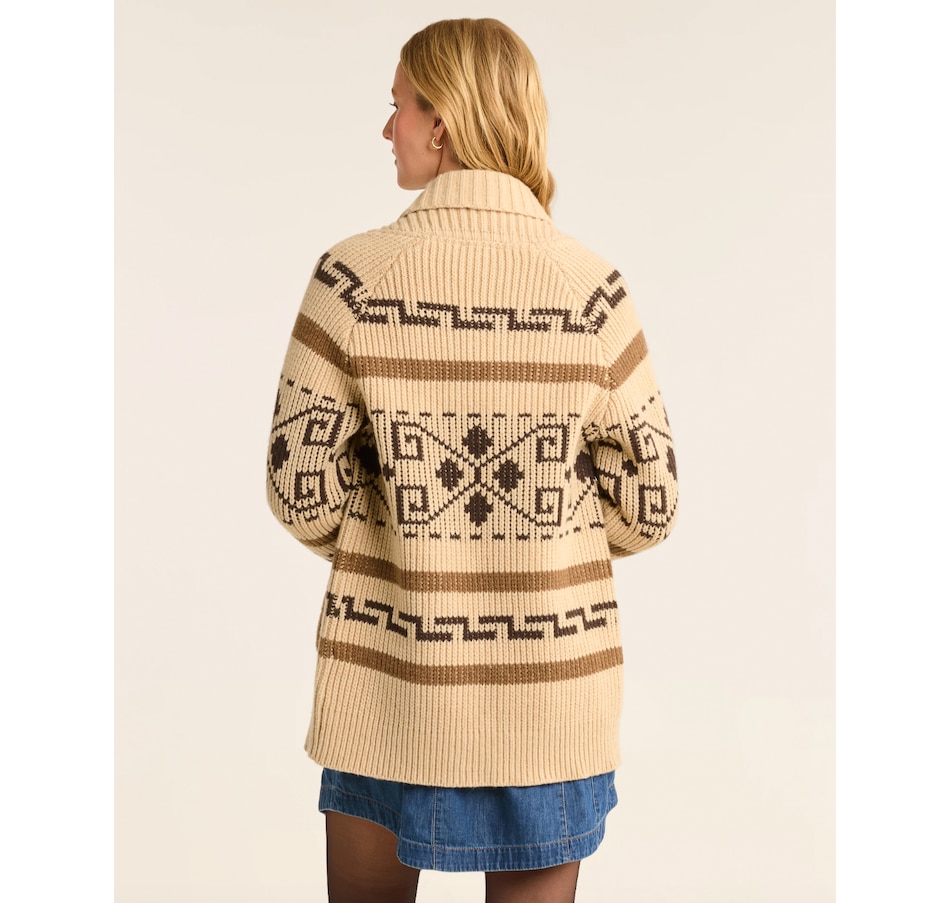 Image 261452_ALTMORE5.jpg, Product 261-452 / Price $269.88, Pendleton Westerly Long Cardigan with Two-Way Zip from Pendleton on TSC.ca's Fashion department