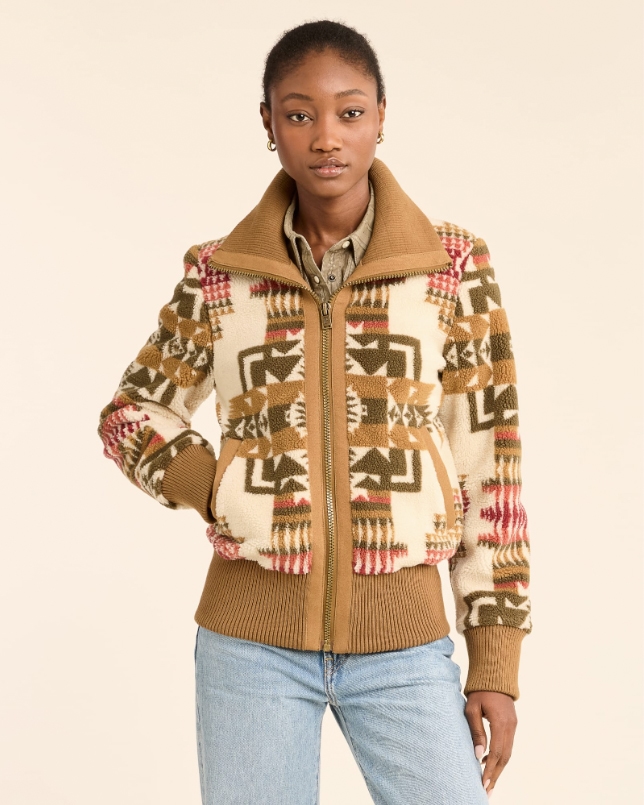 Pendleton Foxglove-Range Fleece Bomber - TSC.ca