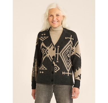 Pendleton Oversized Graphic Cardigan