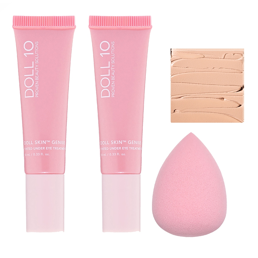 Image 261488_1P5LM.jpg, Product 261-488 / Price $80.00, Doll 10 Doll Skin Genius Tinted Undereye Treatment Duo With Sponge from Doll 10 on TSC.ca's Beauty department