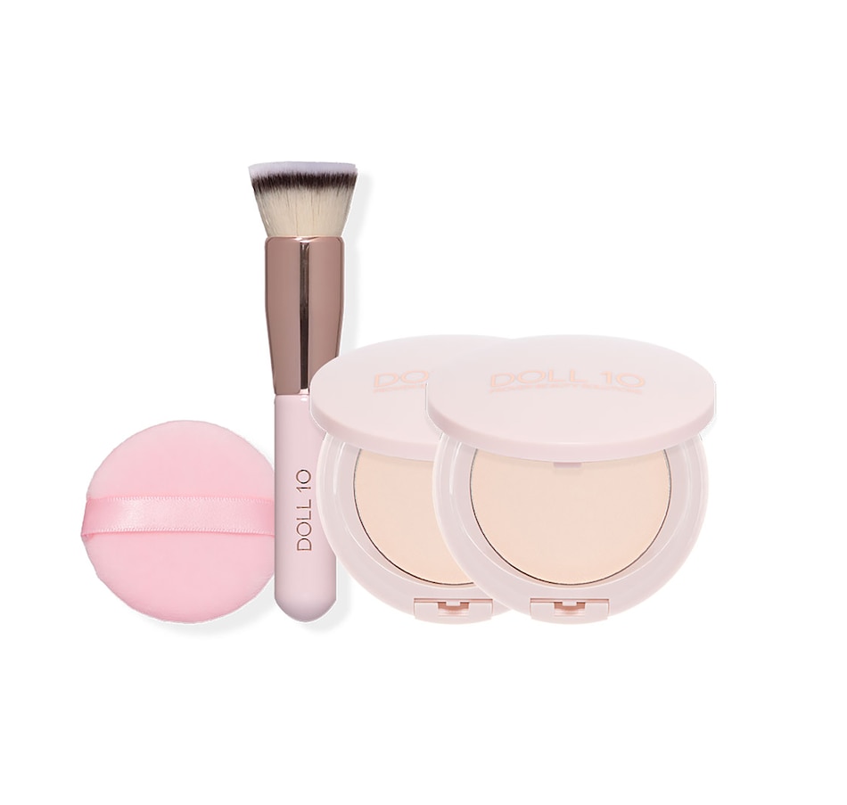 Image 261493_FIY.jpg, Product 261-493 / Price $145.00, Doll 10 TCE Powder Duo With Brush and Beauty Puff from Doll 10 on TSC.ca's Beauty department