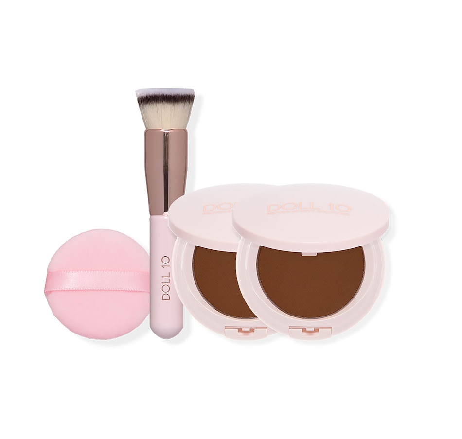 Image 261493_RCC.jpg, Product 261-493 / Price $145.00, Doll 10 TCE Powder Duo With Brush and Beauty Puff from Doll 10 on TSC.ca's Beauty department