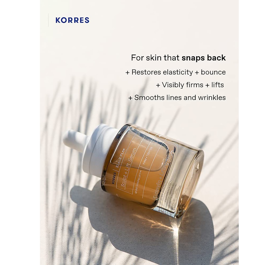 Image 261503_ALTMORE1.jpg, Product 261-503 / Price $88.00, KORRES Black Pine 4D Bio-Shapelift Sculpt + Lift Serum from KORRES Natural Products on TSC.ca's Beauty department