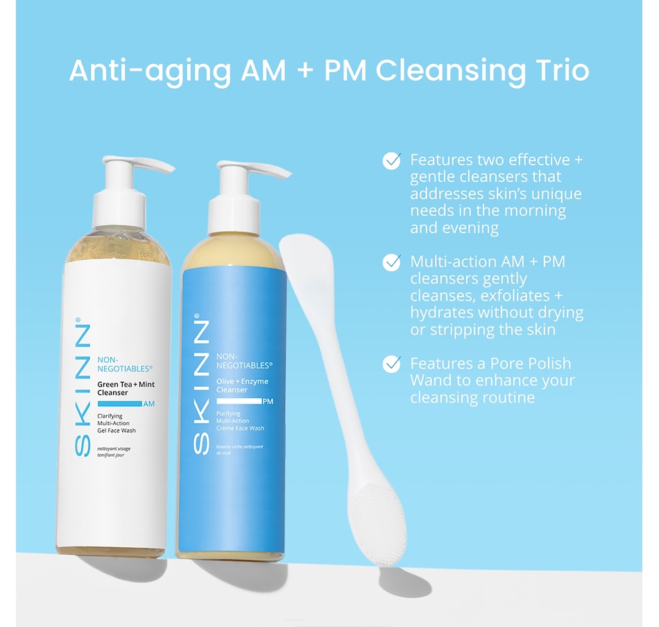 Image 261537_ALTMORE1.jpg, Product 261-537 / Price $129.99, 90-Day Auto-Delivery SKINN Non-Negotiables Supersize Cleanser Duo from SKINN on TSC.ca's Beauty department