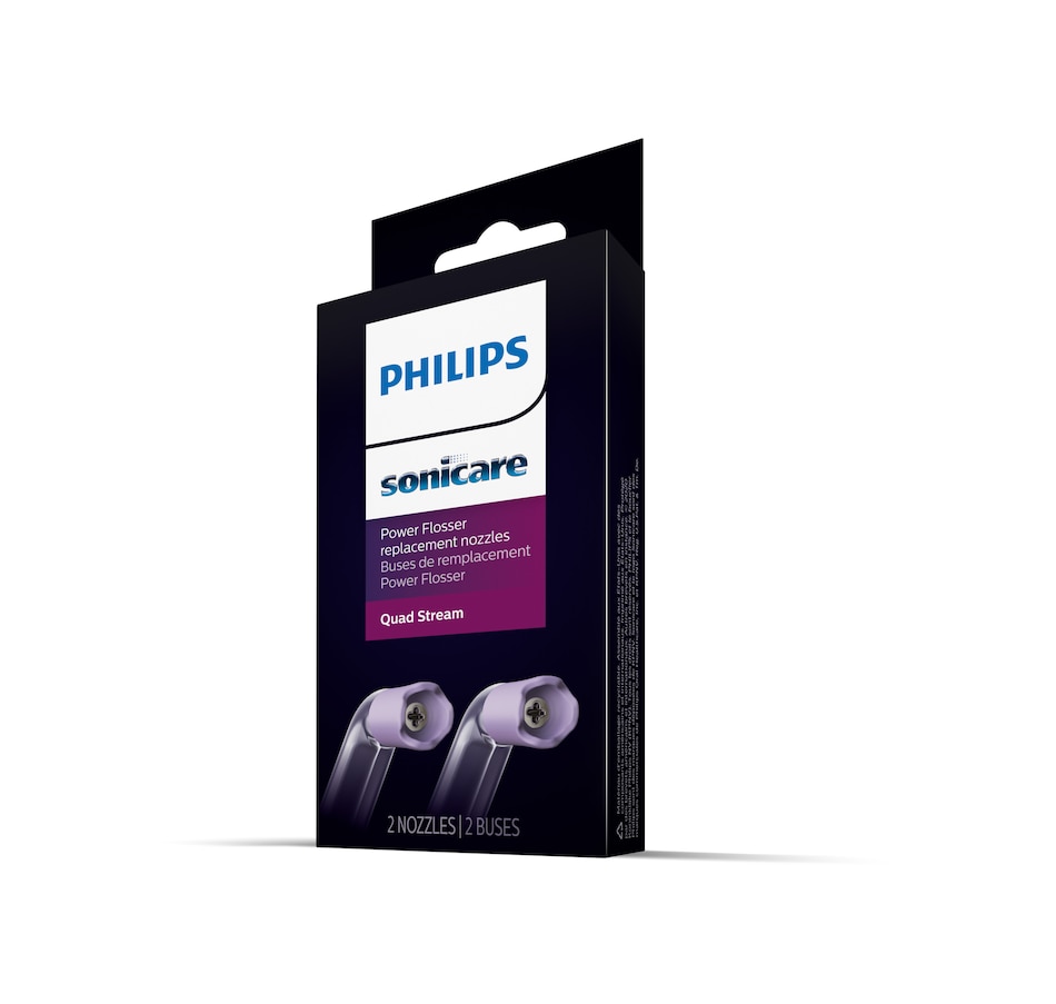 Image 266799_ALTMORE12.jpg, Product 266-799 / Price $19.99, Philips Sonicare Power Flosser Quad-Stream Replacement Nozzles (2-pack) from Philips on TSC.ca's Beauty department