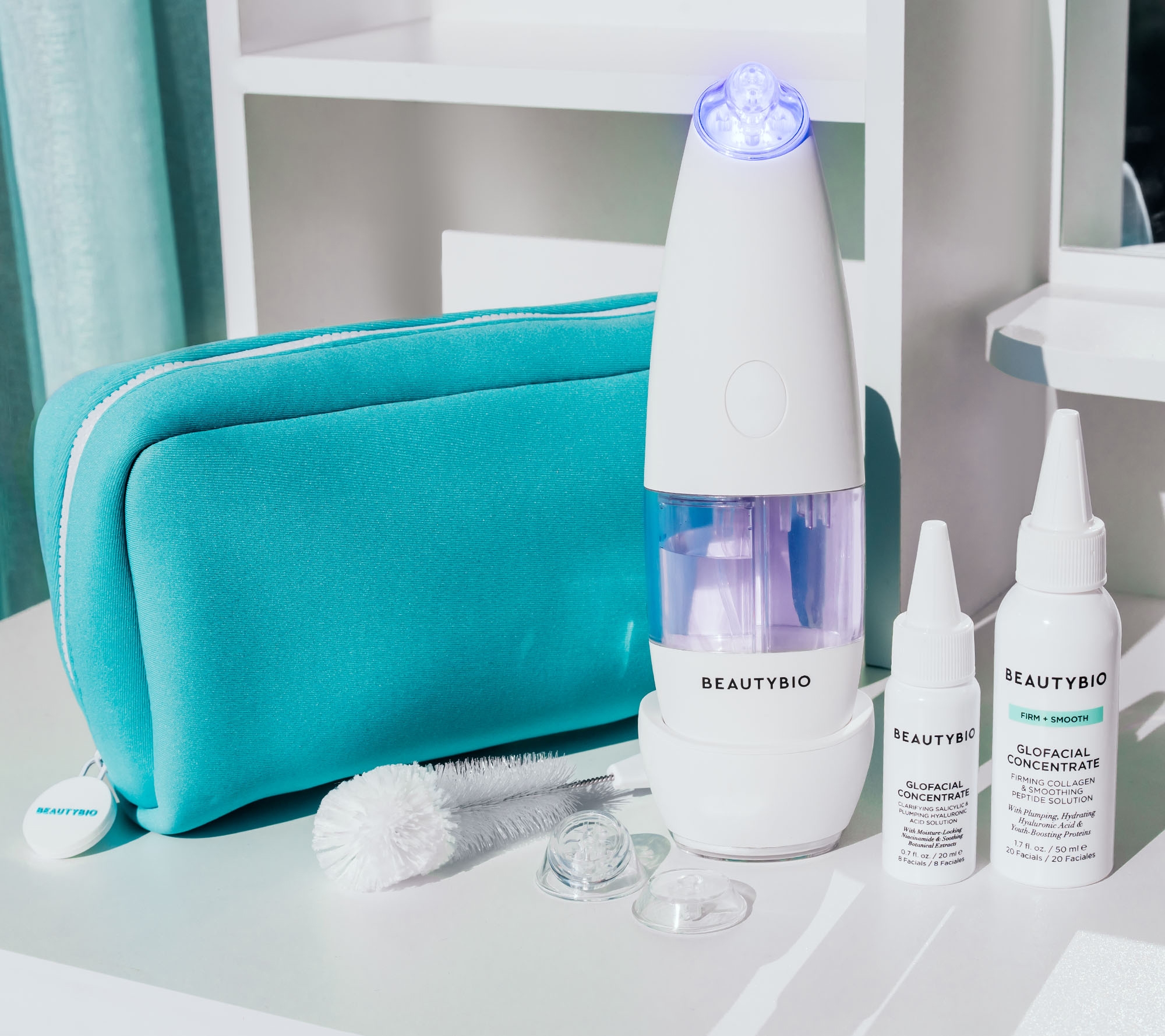Beautybio GloFacial Hydration Facial Pore Cleansing Tool With