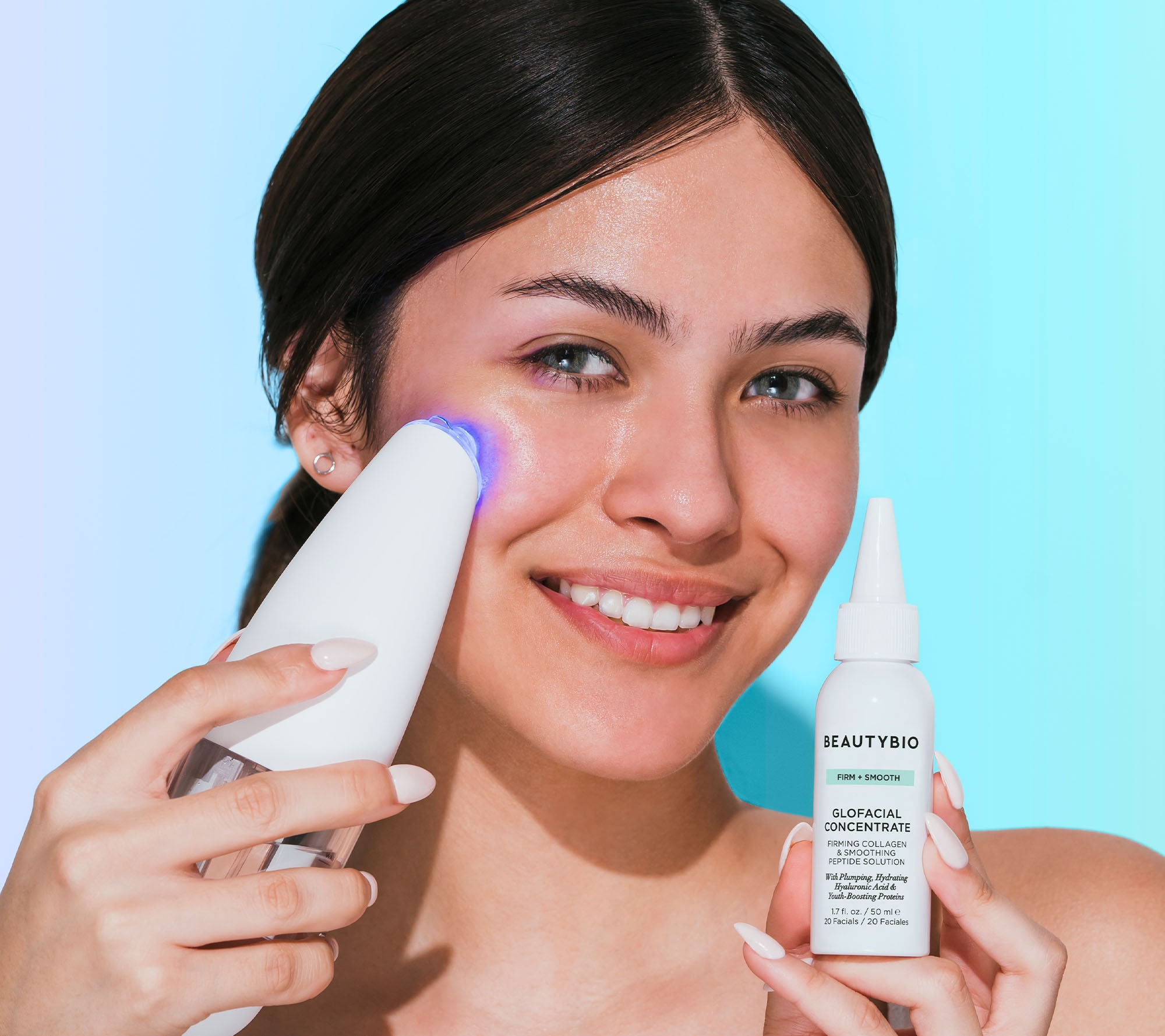 Beautybio GloFacial Hydration Facial Pore Cleansing Tool With