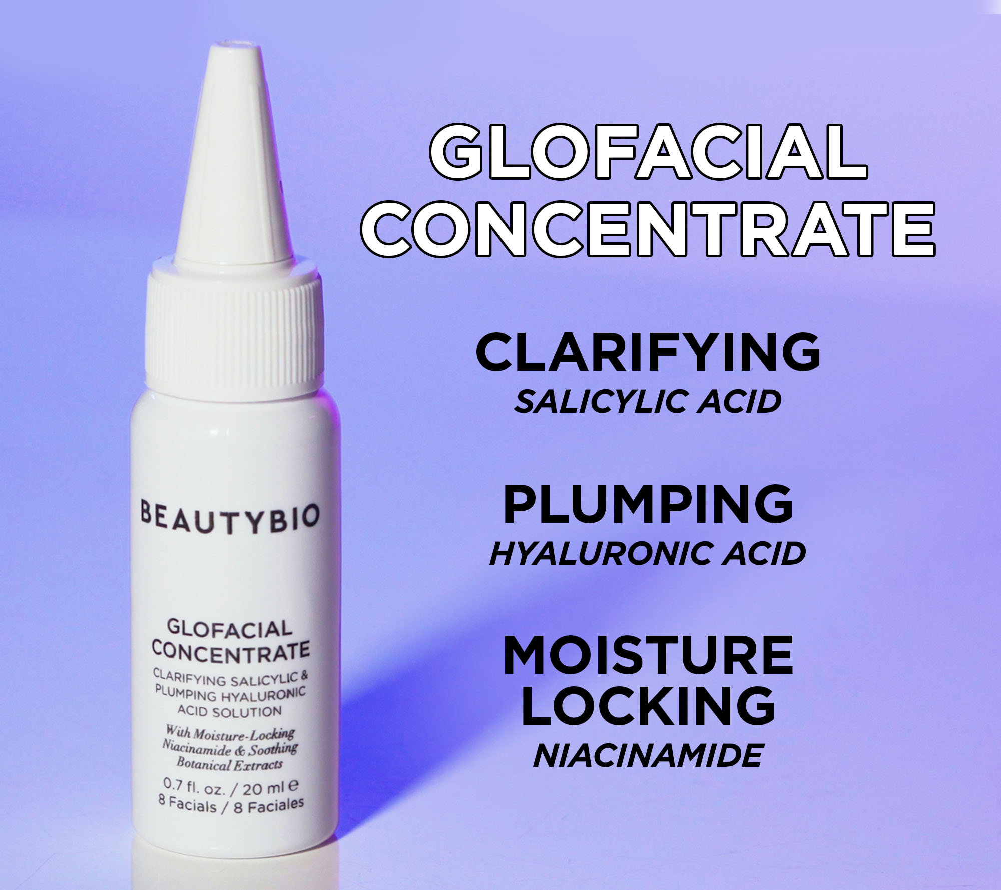 Beautybio GloFacial Hydration Facial Pore Cleansing Tool With