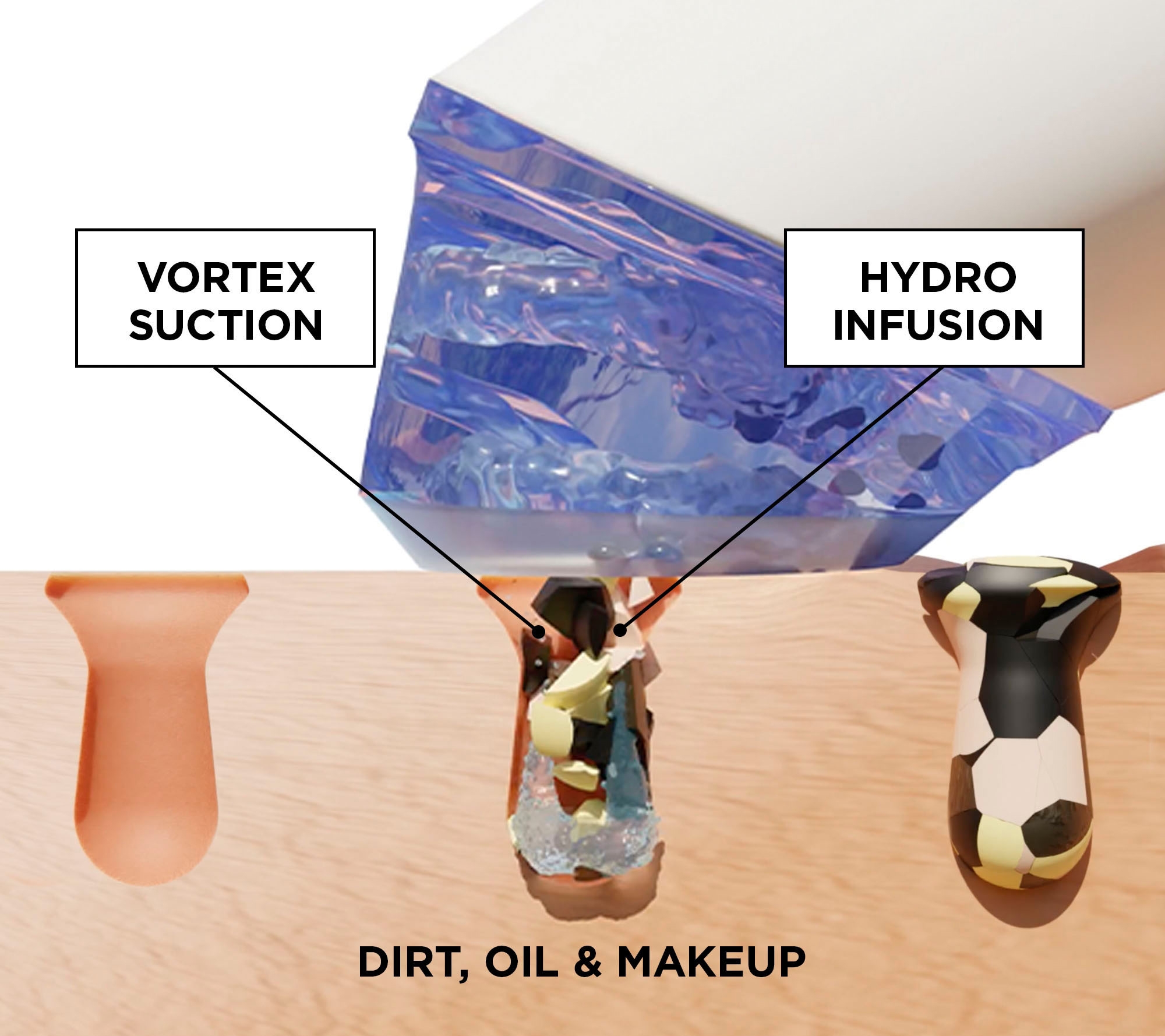 Beautybio GloFacial Hydration Facial Pore Cleansing Tool With