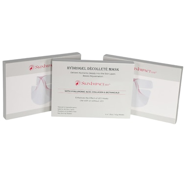 SkinImpact Hydrogel Décolleté Mask 4-Count Trio