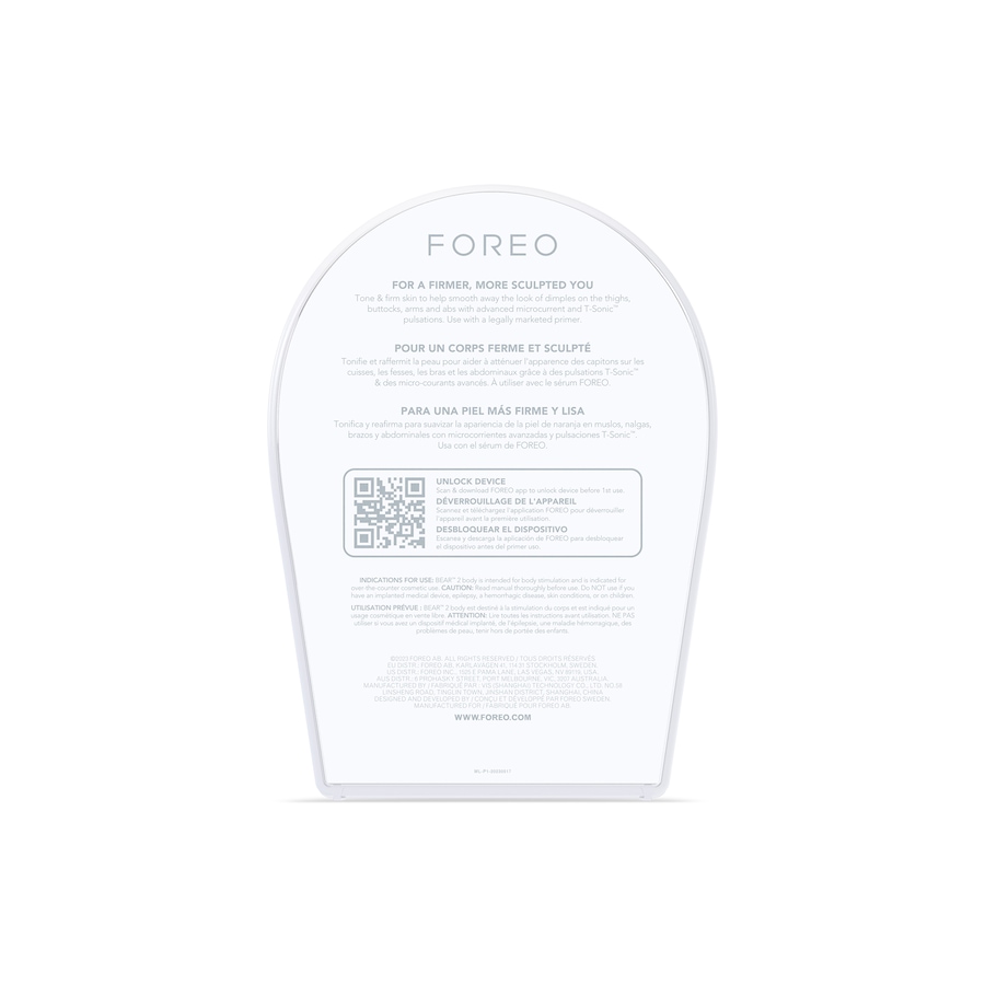 Image 267968_ALTMORE13.jpg, Product 267-968 / Price $524.99, Foreo Bear 2 Body With Supercharged Firming Body Serum Duo from Foreo on TSC.ca's Beauty department