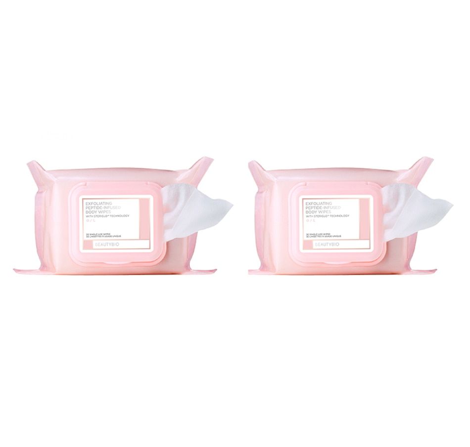 Image 287716.jpg, Product 287-716 / Price $28.00, BeautyBio Exfoliating Peptide-Infused Wipes Duo from BEAUTYBIO on TSC.ca's Beauty department