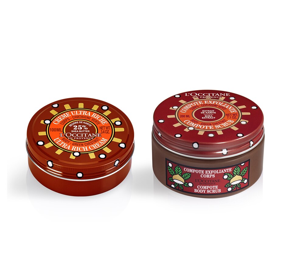 Image 287925.jpg, Product 287-925 / Price $80.00, L'Occitane Shea Green Chestnut Body Duo from L'Occitane on TSC.ca's Beauty department