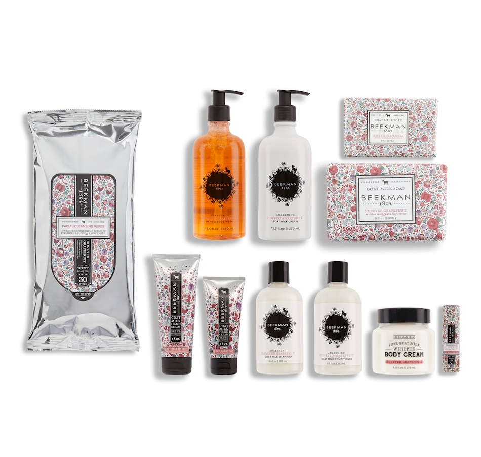Image 288459.jpg, Product 288-459 / Price $112.00, Beekman 1802 11-Piece Ultimate Honeyed Grapefruit Collection from Beekman 1802 on TSC.ca's Beauty department
