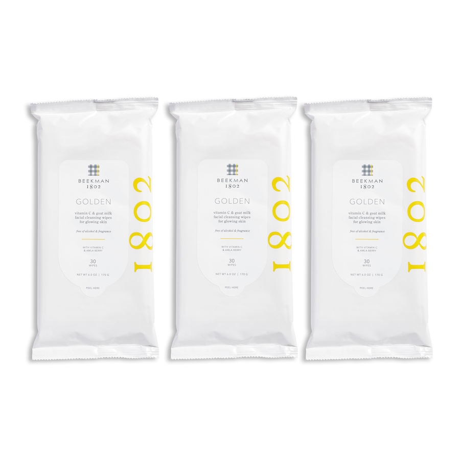 Image 288479_GLN.jpg, Product 288-479 / Price $47.00, Beekman 1802 Skincare Infused Facial Wipe Trio from Beekman 1802 on TSC.ca's Beauty department