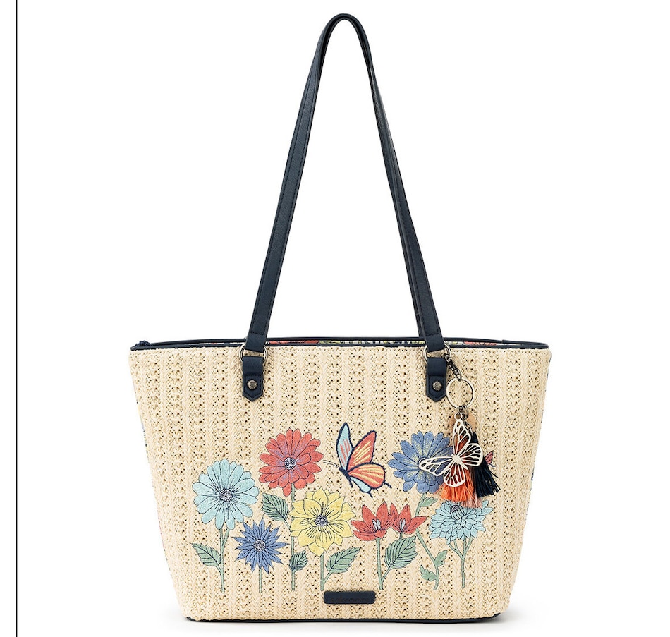 Clothing & Shoes - Handbags - Tote - Sakroots Meadow Straw Tote ...