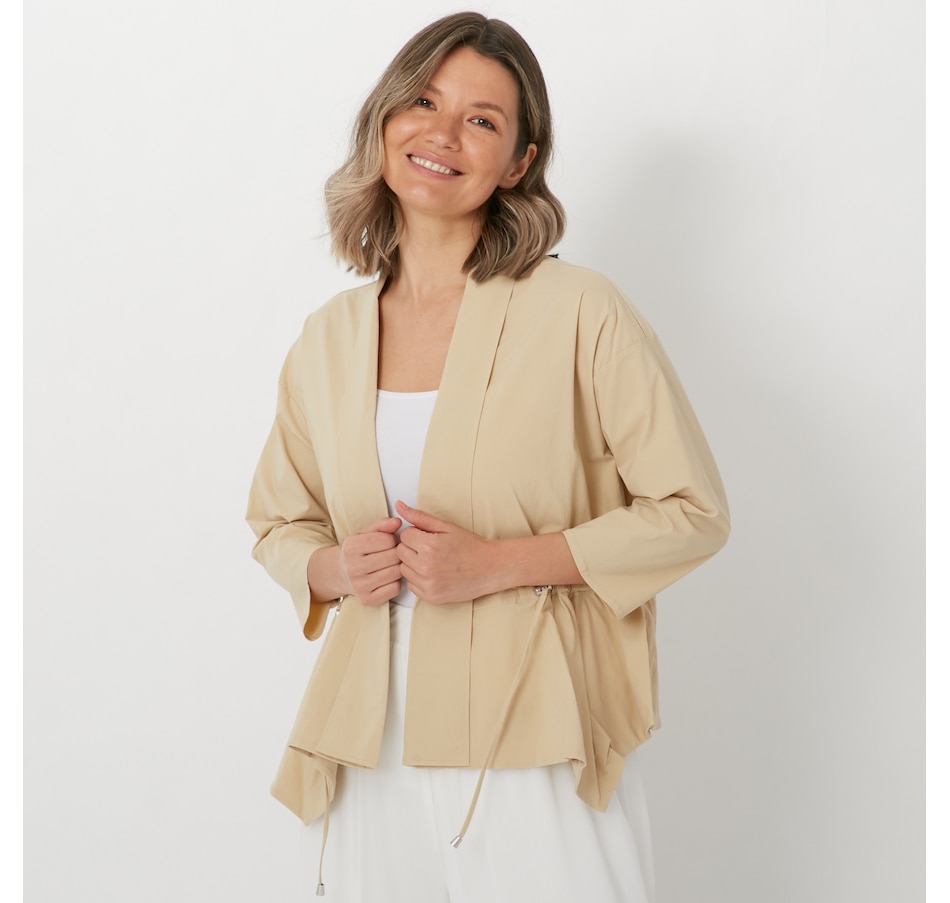 Image 288633_ALM.jpg, Product 288-633 / Price $39.33, WynneLayers Shawl Collar Jacket With Drawstring from Wynnelayers on TSC.ca's Fashion department