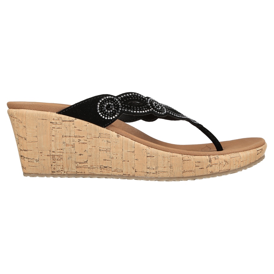 Image 288660_ALTMORE1.jpg, Product 288-660 / Price $73.00, Skechers Beverlee Happy Charmer Rhinestone Toe Post Wedge Sandal from Skechers on TSC.ca's Shoes department