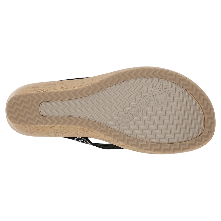 Image 288660_ALTMORE3.jpg, Product 288-660 / Price $73.00, Skechers Beverlee Happy Charmer Rhinestone Toe Post Wedge Sandal from Skechers on TSC.ca's Shoes department