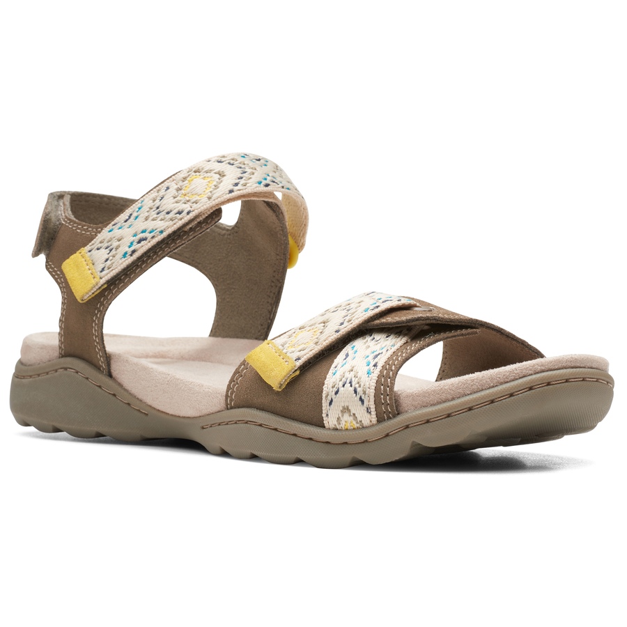 Image 288682_OLI.jpg, Product 288-682 / Price $29.33, Clarks Amanda Sprint Suede Sandal from Clarks Footwear on TSC.ca's Shoes department