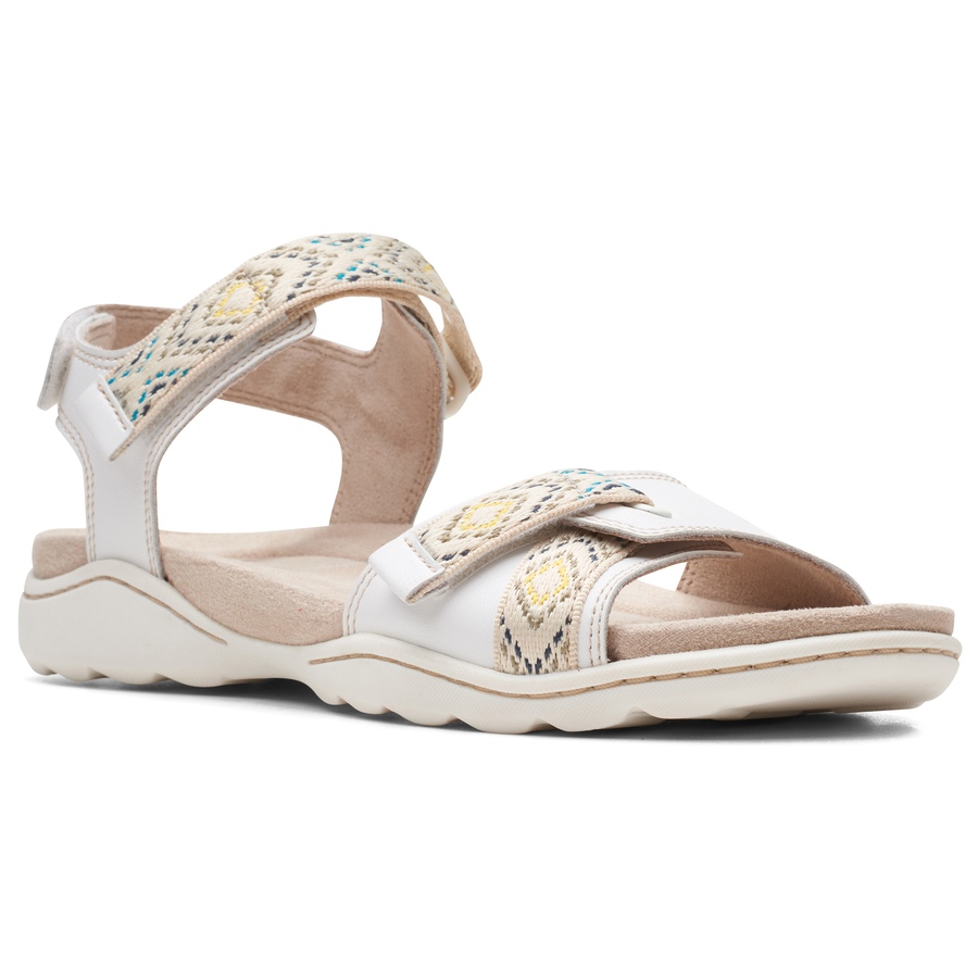 Image 288682_WHT.jpg, Product 288-682 / Price $29.33, Clarks Amanda Sprint Suede Sandal from Clarks Footwear on TSC.ca's Shoes department