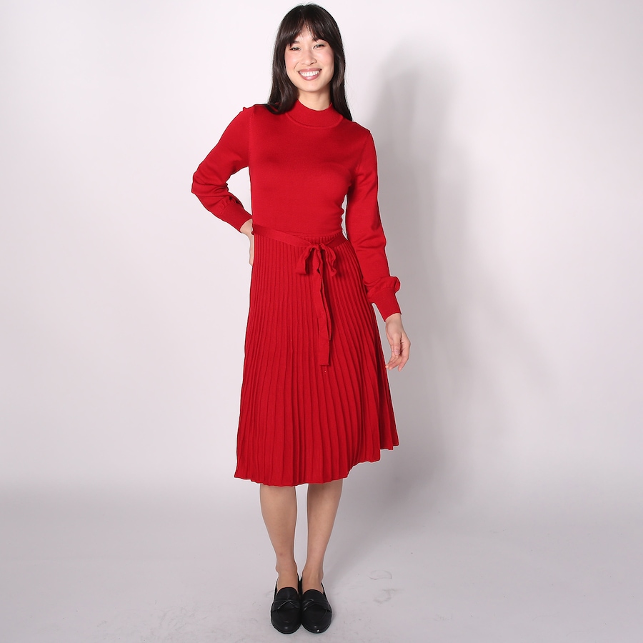 Image 288765_RED.jpg, Product 288-765 / Price $29.33, Nina Leonard Balloon Sleeve Sweater Dress from Nina Leonard on TSC.ca's Fashion department