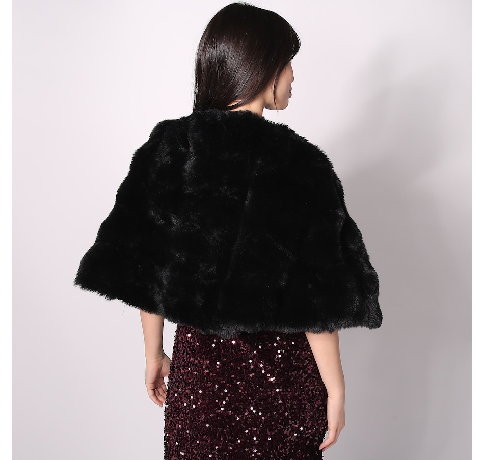 Image 288767_ALTMORE1.jpg, Product 288-767 / Price $24.33, Nina Leonard Faux Fur Capelet from Nina Leonard on TSC.ca's Fashion department