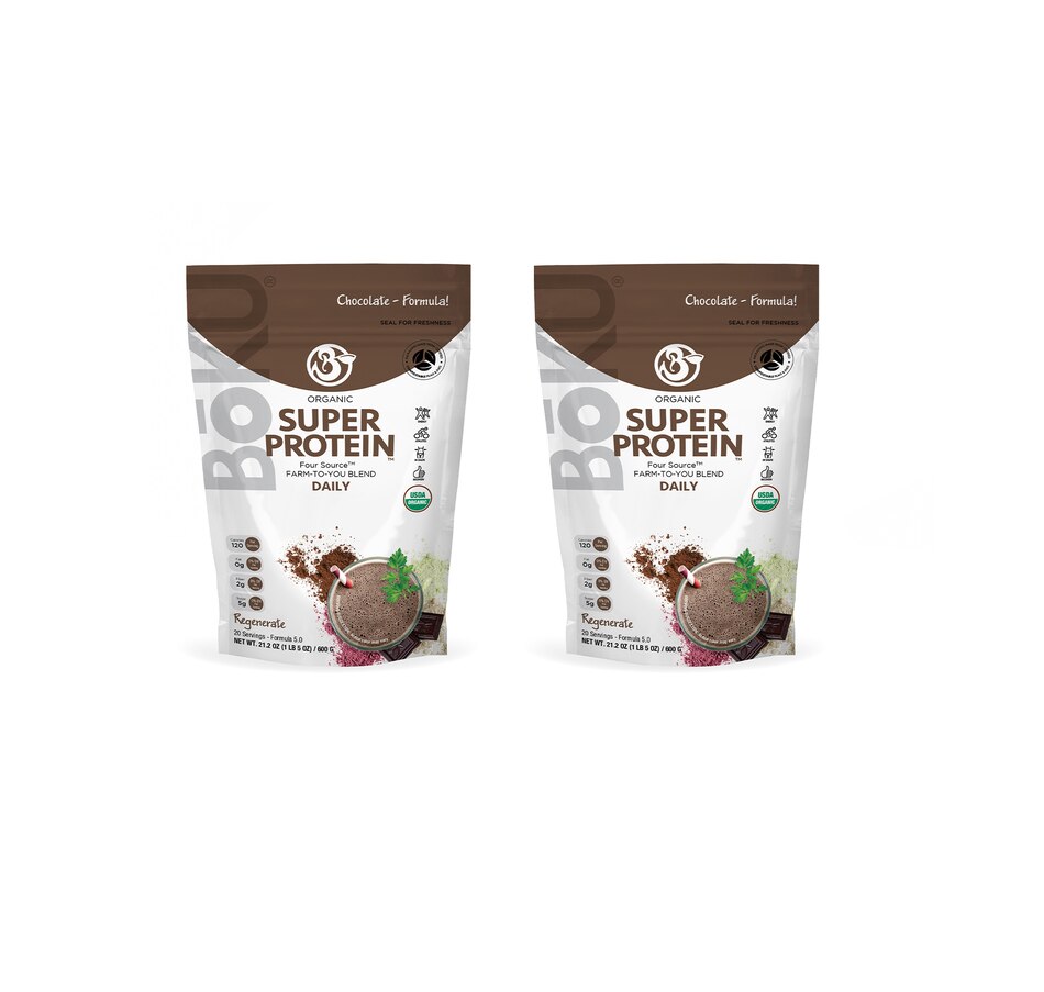 Image 289213.jpg , Product 289-213 / Price $89.99 , BoKU Super Protein Duo (chocolate) - 40-Day Auto-Delivery from BOKU on TSC.ca's Health & Fitness department