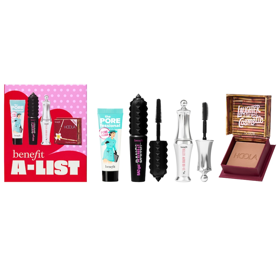 Image 289415.jpg, Product 289-415 / Price $84.00, Benefit A-List Mini Mascara, Brow Setter, Bronzer, & Primer Set from Benefit Cosmetics on TSC.ca's Beauty department