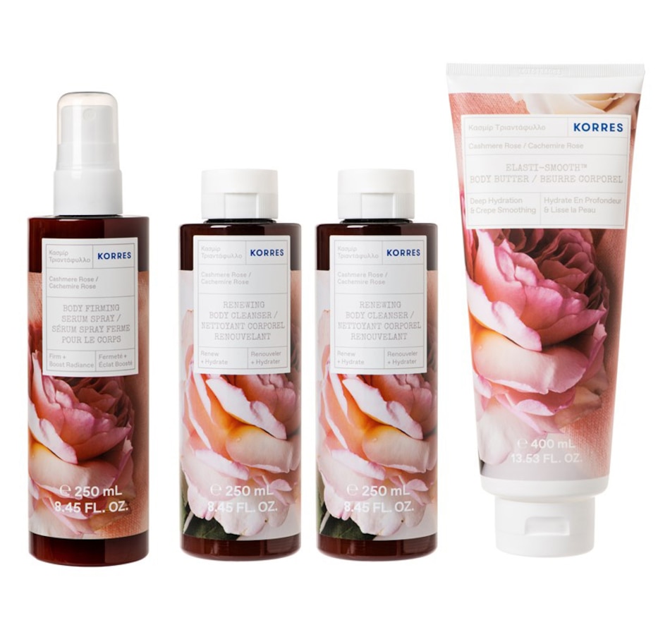 Image 289706_CHERE.jpg , Product 289-706 / Price $79.00 , KORRES Body Hydrating and Firming 4-Piece Collection from KORRES Natural Products on TSC.ca's Beauty department