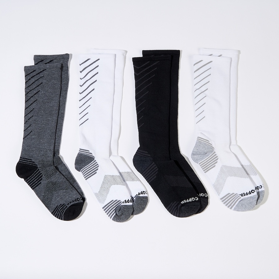 Image 289998_BASC.jpg, Product 289-998 / Price $9.33, Tommie Copper Unisex Over the Calf Compression Socks; Multi 4-Pack from Tommie Copper on TSC.ca's Fashion department