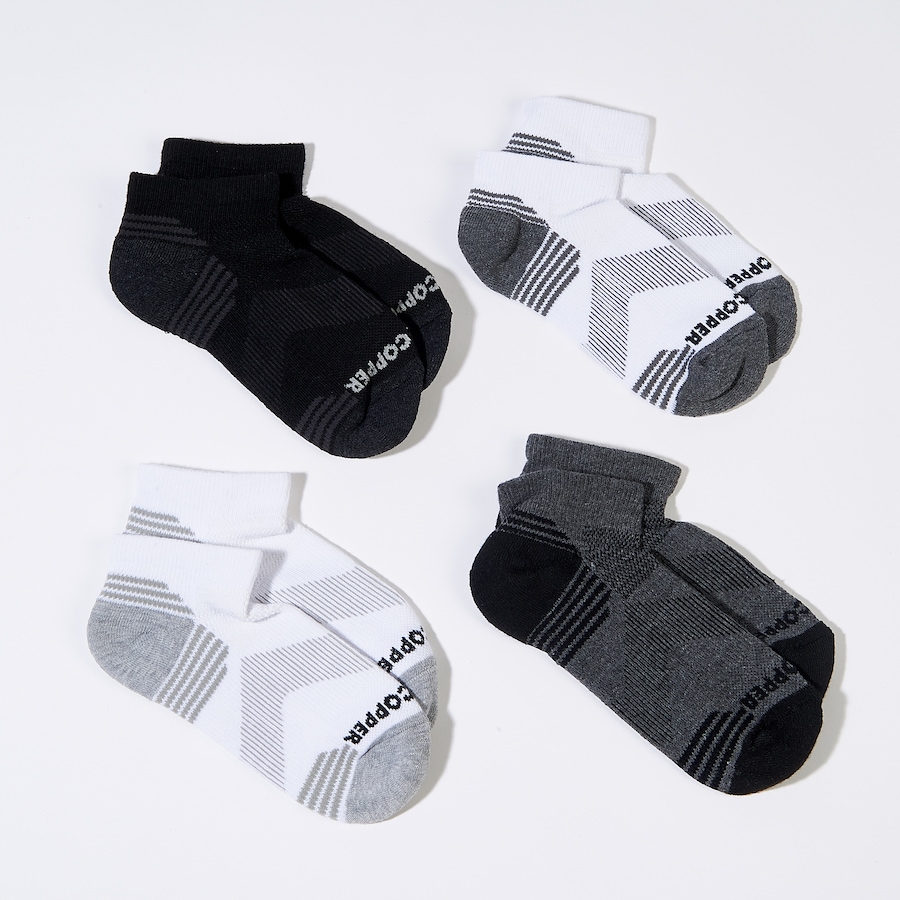 Image 289999_BASC.jpg, Product 289-999 / Price $30.33, Tommie Copper Unisex Compression Ankle Socks; Multi 4-Pack from Tommie Copper on TSC.ca's Fashion department