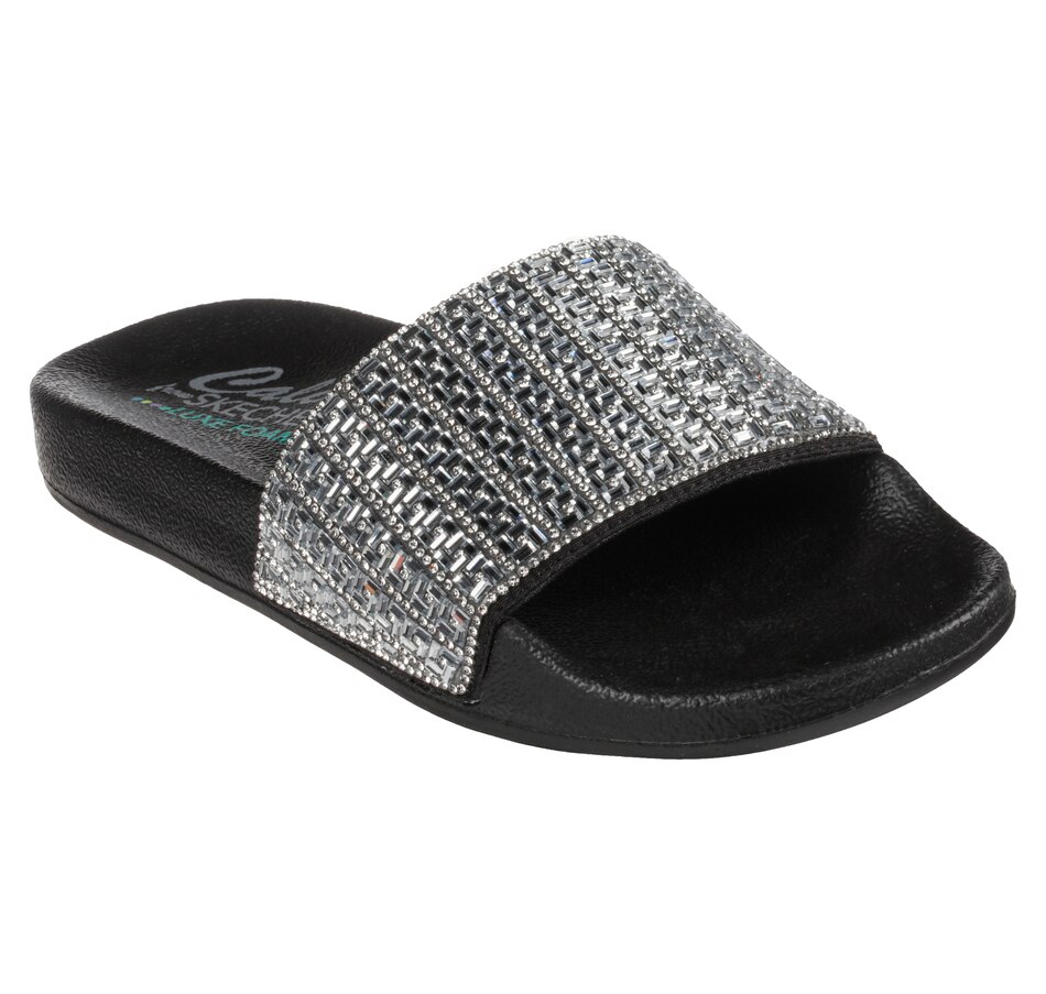 Image 290474_BLK.jpg, Product 290-474 / Price $29.33, Skechers Pop Ups- New Spark Square Rhinestone Slide from Skechers on TSC.ca's Shoes department